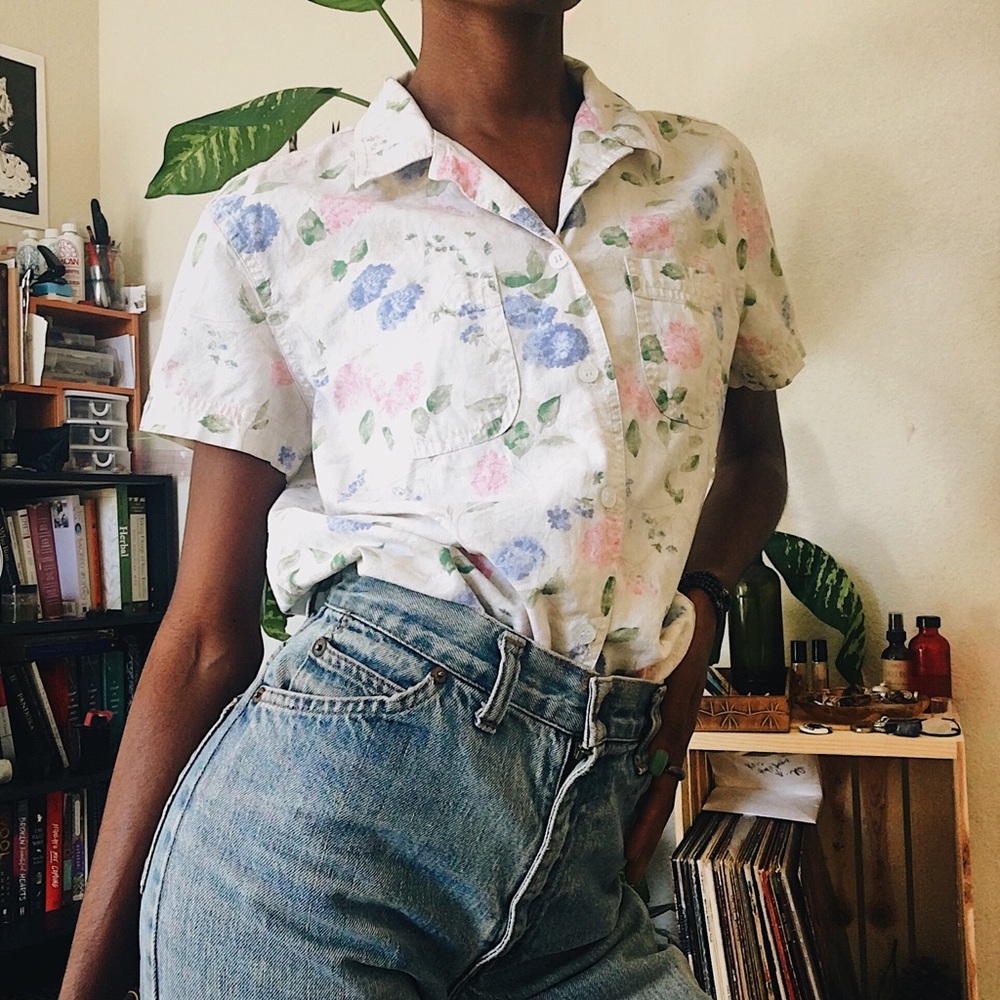 Retro Liz Clairborne Button Down Size S Petite